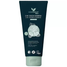 Șampon și gel de duș 3 în 1 cu hamei bio pentru bărbați Cosnature, 200ml