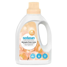 Balsam de rufe cu piersici Sodasan, 750ml Balsam de rufe cu piersici Sodasan, 750ml