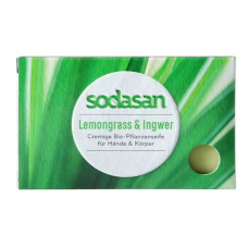Sapun cu lemongrass si ghimbir Sodasan, 100g Sapun cu lemongrass si ghimbir Sodasan, 100g