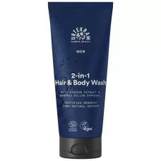 Gel de dus 2 in 1 par si corp pentru barbati Urtekram, 200ml Gel de dus 2 in 1 par si corp pentru barbati Urtekram, 200ml